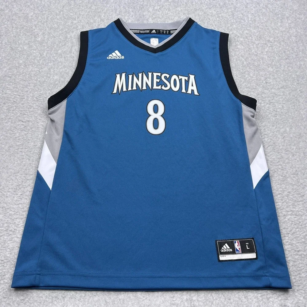 Minnesota Timberwolves Jersey Youth Large Blue NBA‎ Basketball Adidas LaVine #8